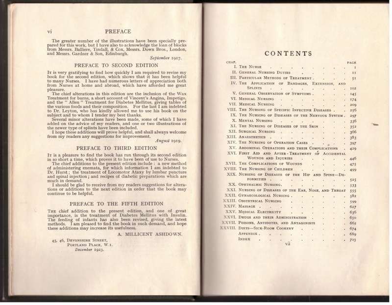 A Complete System of Nursing --  A. Millicent Ashdown