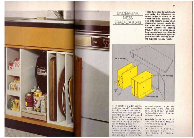 Kitchen Projects You Can Build (Better Homes and Gardens)