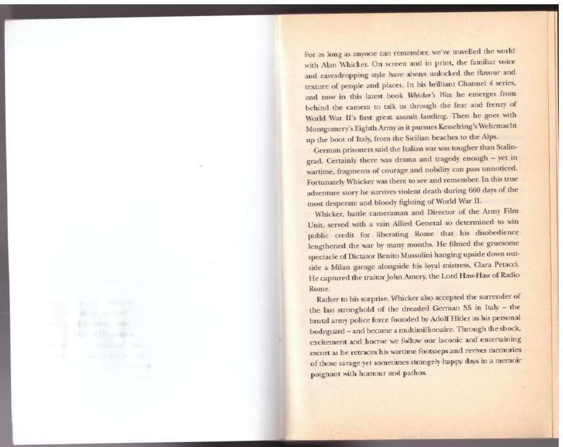 Whickers War -- Alan Whicker