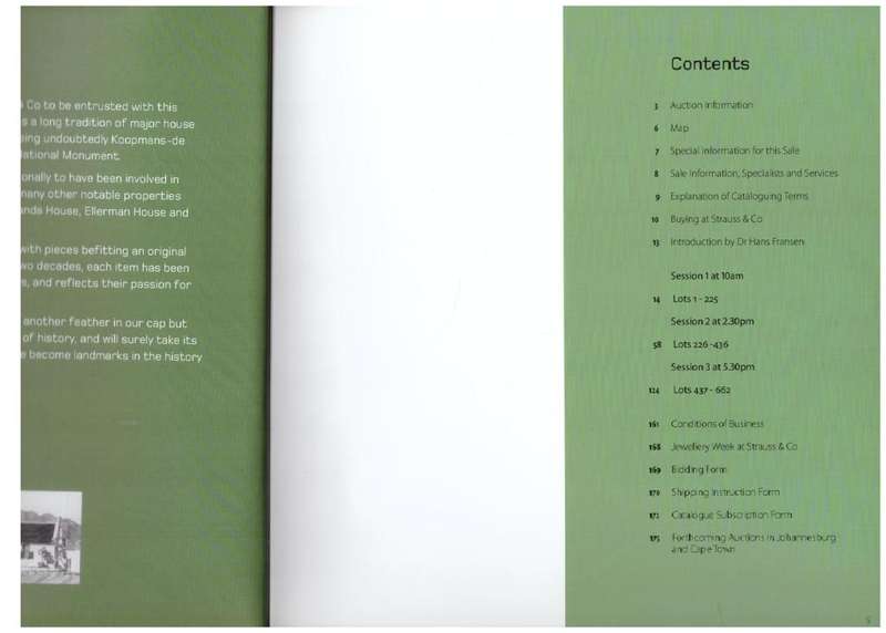 The Contents of Keerweder - Strauss & Co