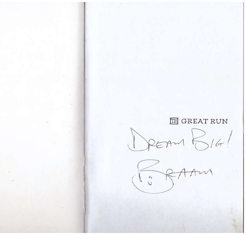 The Great Run: Conquering the Sleeping Dragon Within -- Braam Malherbe  **SIGNED**