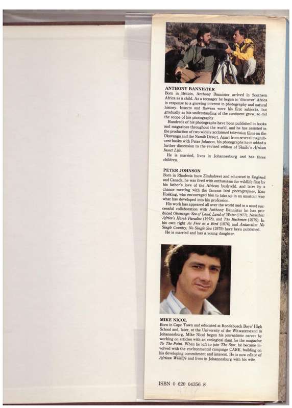 South Africa`s Wildlife Heritage -- Anthony Bannister & Peter Johnson