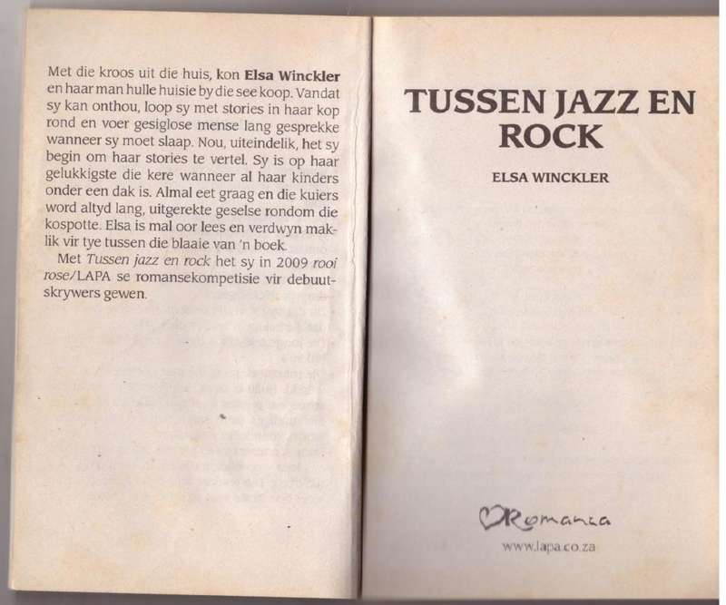 Tussen Jazz En Rock  Elsa Winckler