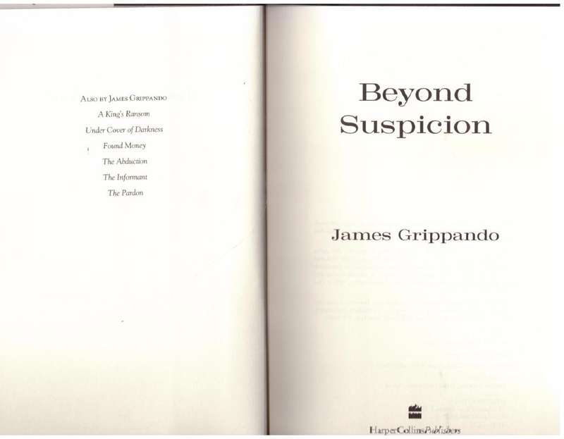 Beyond Suspicion -- James Grippando