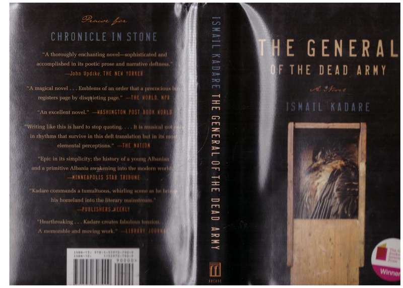 The General of the Dead Army: A Novel  -- Ismail Kadare