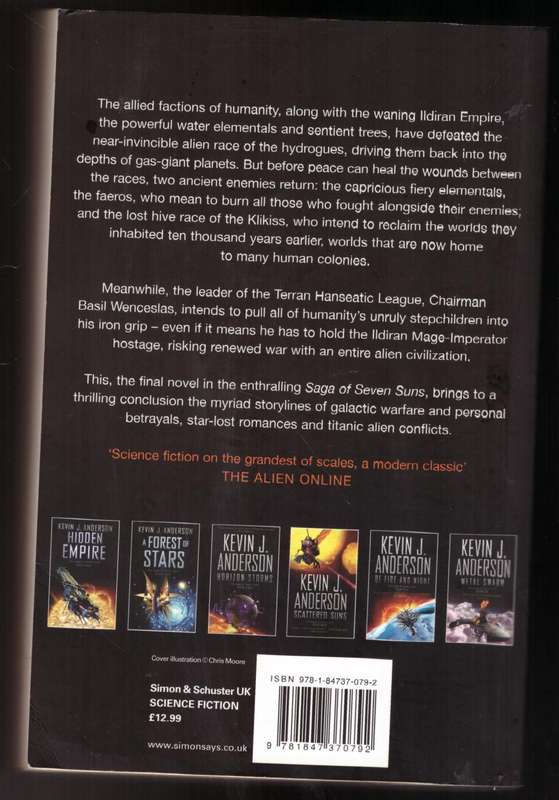 The Ashes of the Worlds (Saga of the Seven Suns, Book 6)  --  Kevin J. Anderson