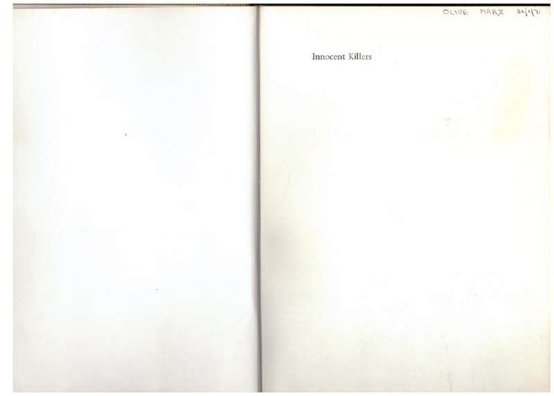 Innocent Killers -- Hugo van Lawick, Jane Goodall
