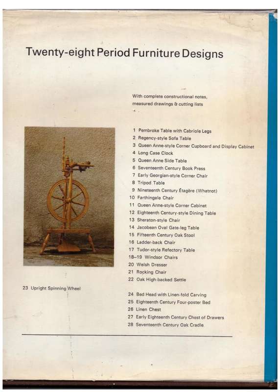 Construction of Period Country Furniture --  V.J. Taylor