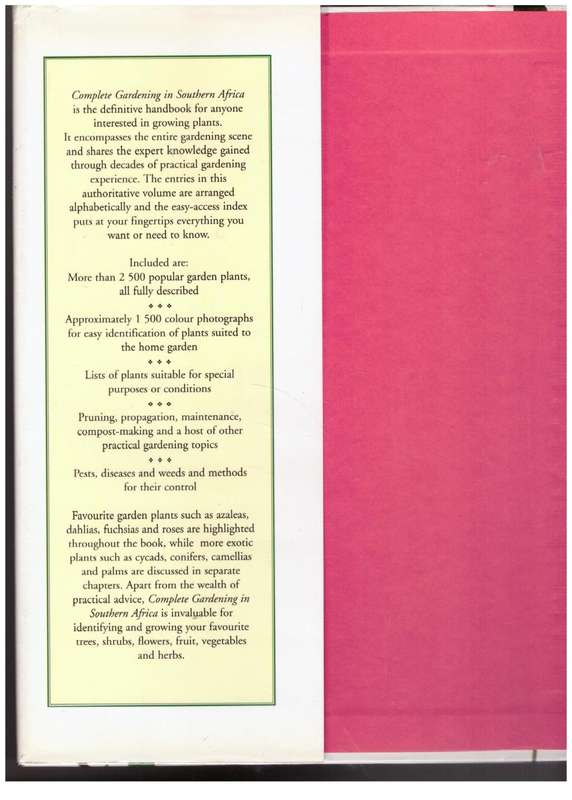 Complete Gardening in Southern Africa -- W. G. Sheat, Gerald Schofield