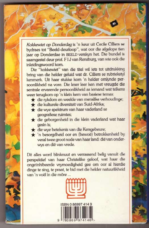 Kokkewiet Op Donderdag  Cecile Cilliers