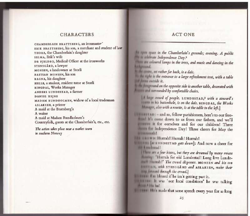 A Doll's House and Other Plays  --  Henrik Ibsen