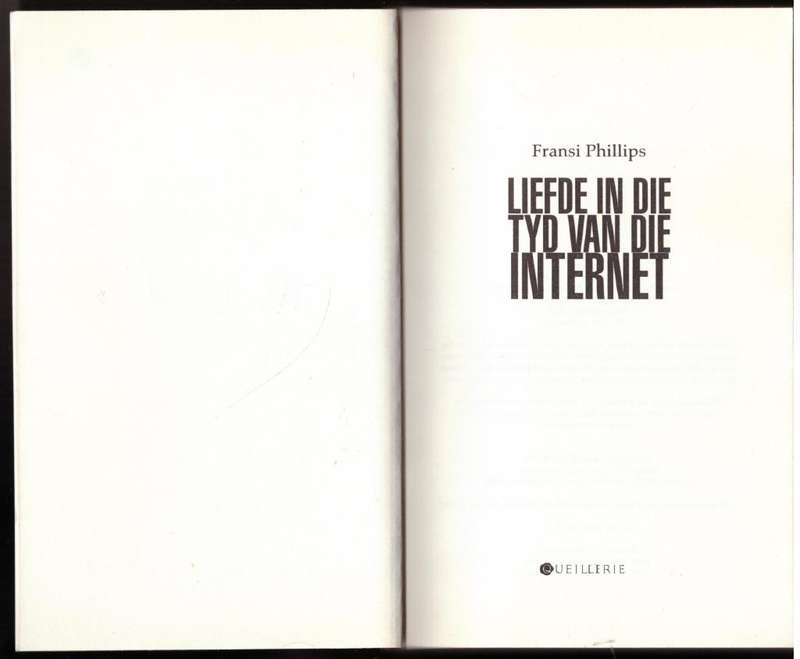 Liefde in die tyd van die internet  --  Fransi Phillips