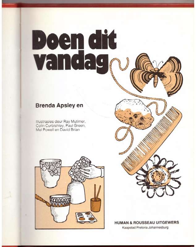 Doen Dit Vandag -- Brenda Apsley