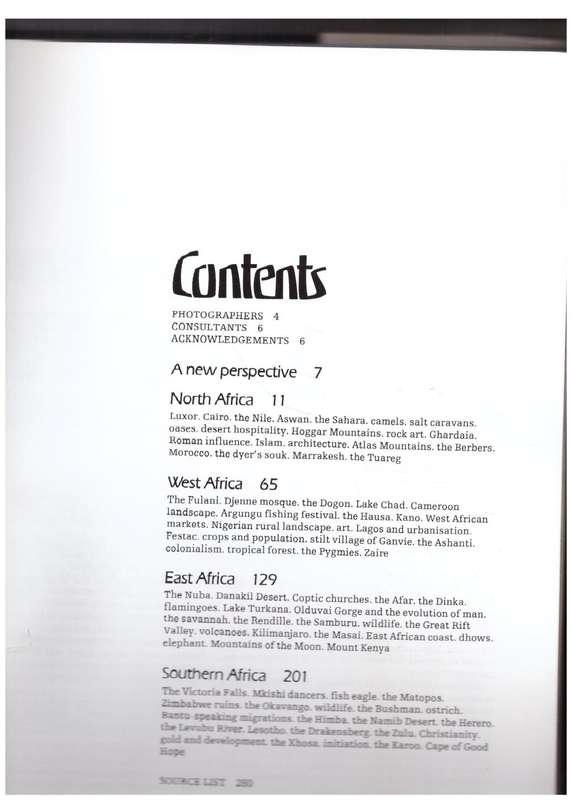 Africa, a Continent Revealed  --  René Gordon