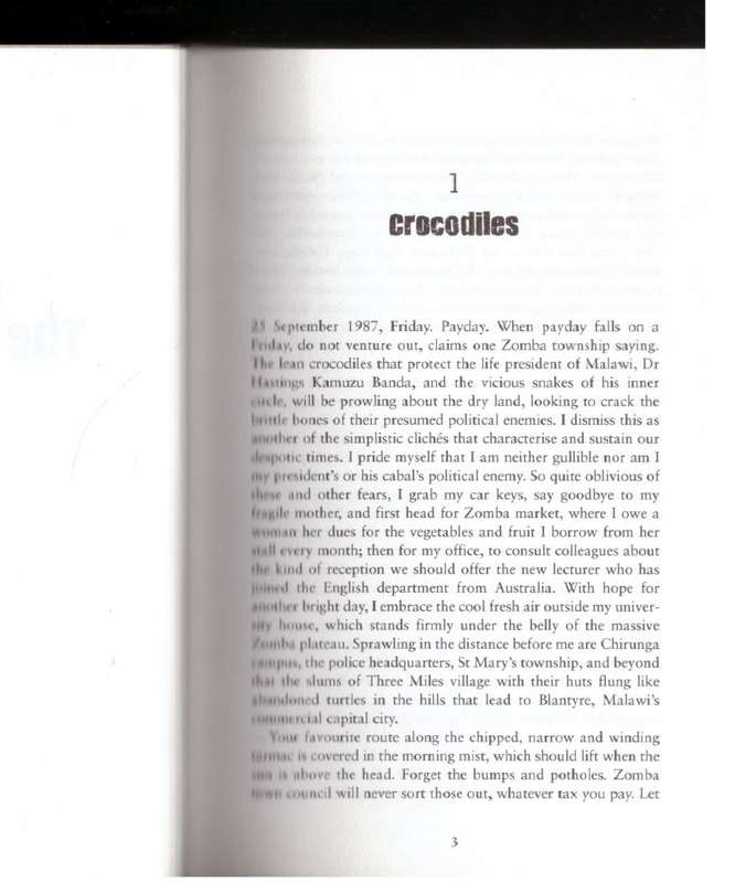 And Crocodiles are Hungry at Night -- Jack Mapanje  **SIGNED**