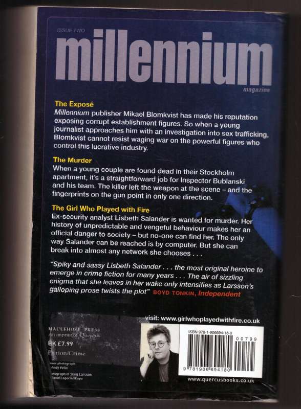 The Girl Who Played with Fire (The Millennium Trilogy II)  --  Stieg Larsson