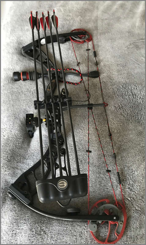 Elite Hunter Compound Bow Custom Cerakoted with all accesories