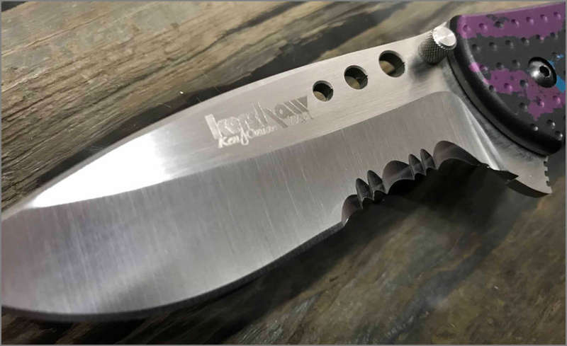Kershaw Ken Onion Boa 1580 MCST -Purple -Rare Collectors