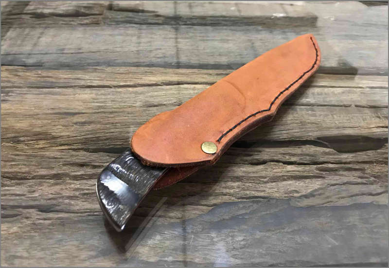 Andre Schoeman Custom Hunting Knife - Springbok Horn