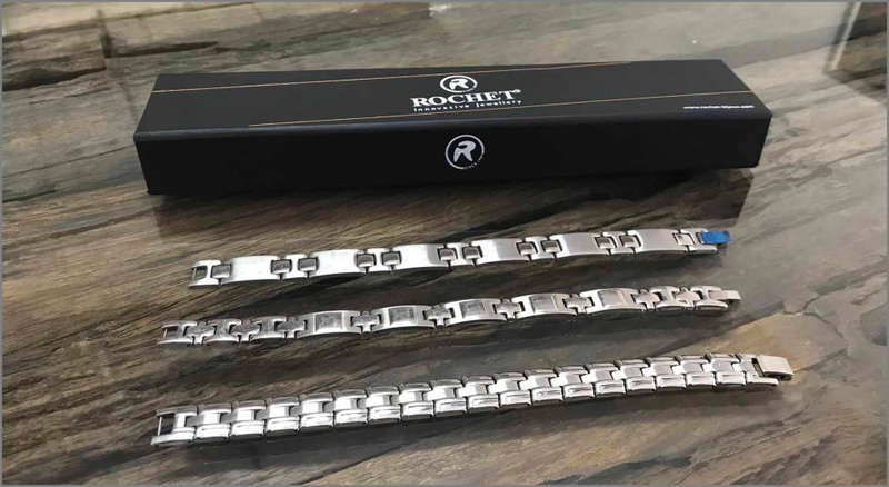 Rochet Mens Stainless Bracelets set of 3