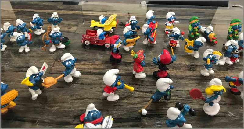 Smurfs- Huge Smurf Figurine Toys and Prop Collection, Rare Collectors Items