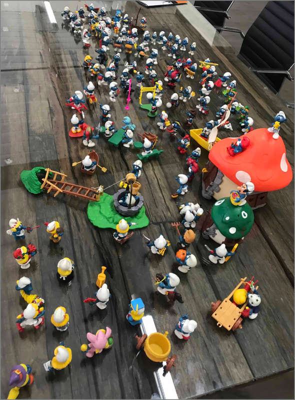 Smurfs- Huge Smurf Figurine Toys and Prop Collection, Rare Collectors Items