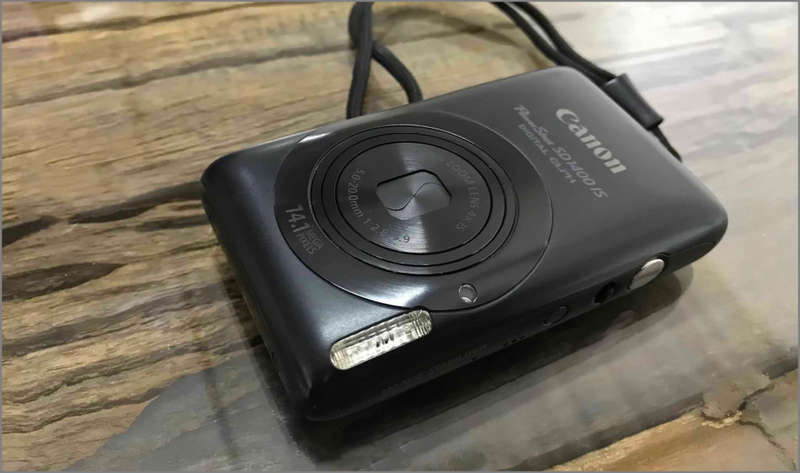 Canon PowerShot SD1400IS 14.5 MP compact digital camera with 16GB SD card