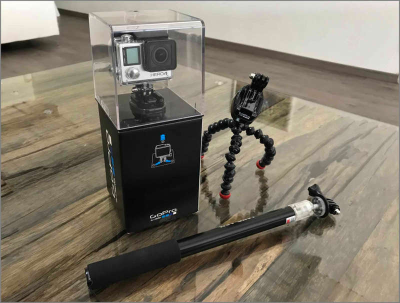 GOPRO Hero 4 Silver Ultimate Pack- tons of extras