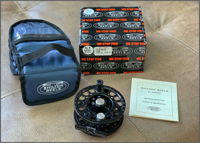 Shilton SL6 Large Arbor Saltwater Fly Reel - Brand New