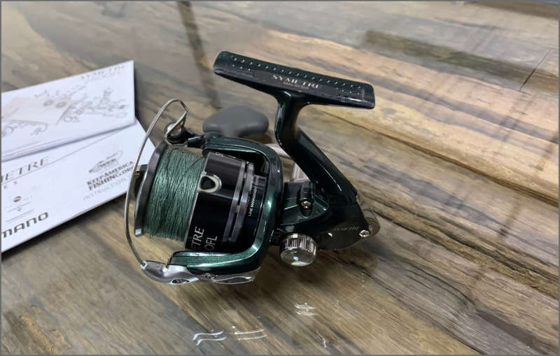 Shimano Symetre 4000FL with 2x Shimano Nexave rods combo