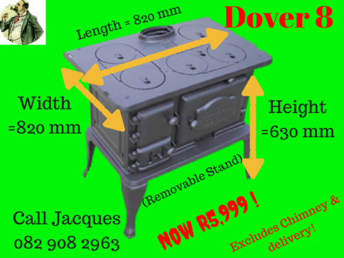 Refurbished Dover 8 Coal/Wood Stove