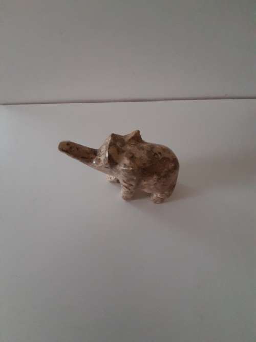 FOSSIL MARBLE ELEPHANT