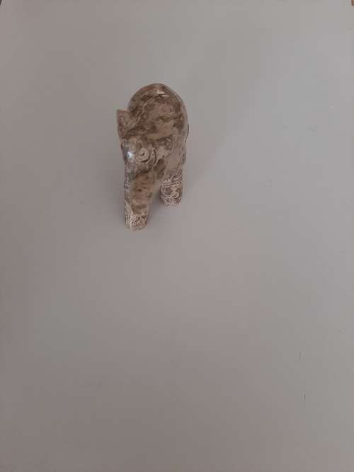 FOSSIL MARBLE ELEPHANT