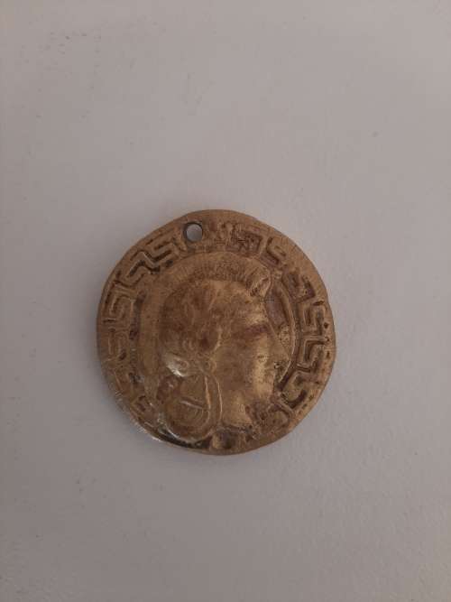 GRECIAN BRASS PENDANT