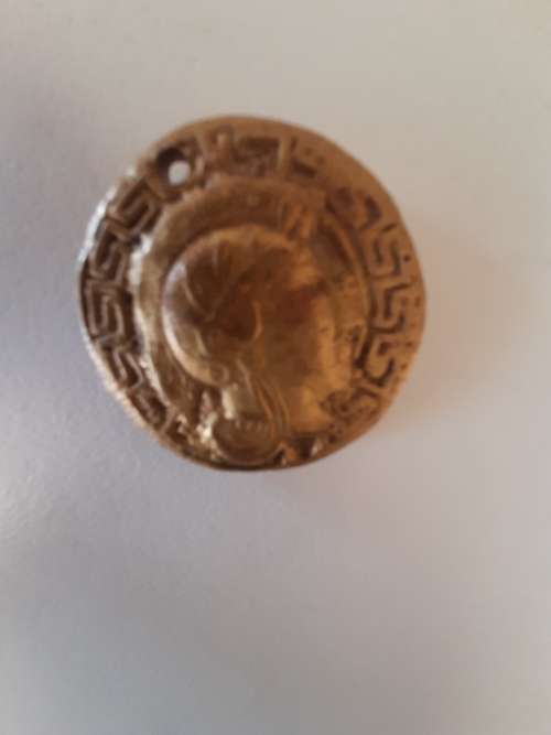 GRECIAN BRASS PENDANT