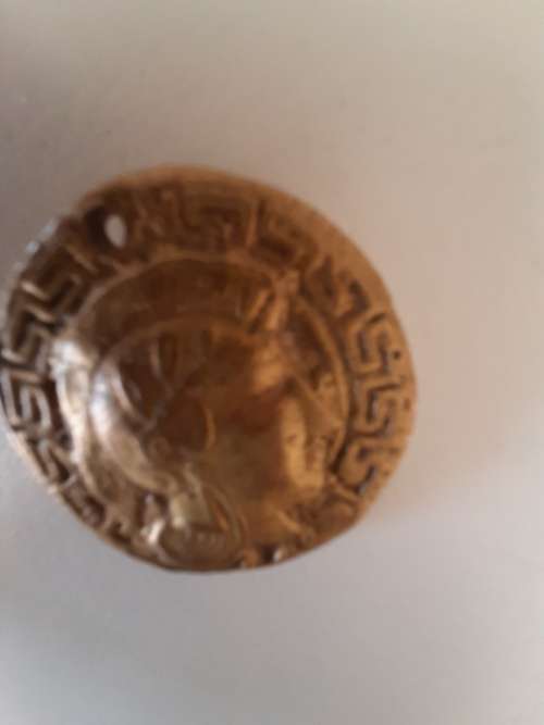 GRECIAN BRASS PENDANT