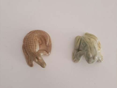 CROCODILE AND FROG WADE WHIMSIES