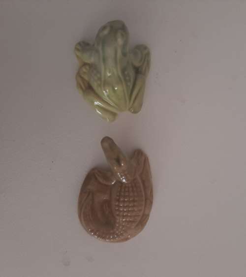 CROCODILE AND FROG WADE WHIMSIES