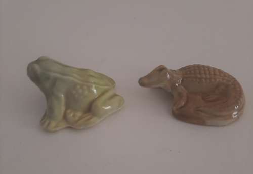 CROCODILE AND FROG WADE WHIMSIES