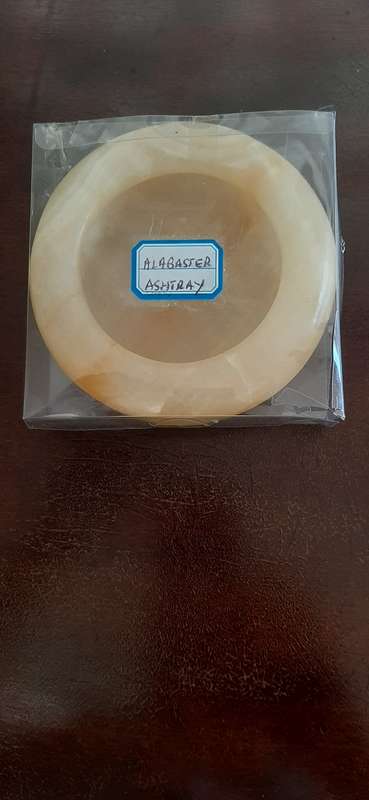ITALIAN ALABASTER ASHTRAY