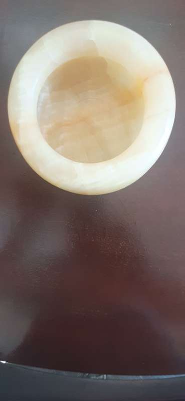 ITALIAN ALABASTER ASHTRAY
