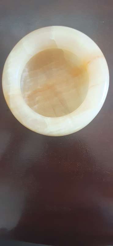 ITALIAN ALABASTER ASHTRAY