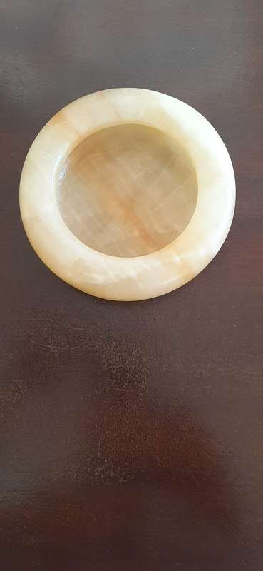 ITALIAN ALABASTER ASHTRAY