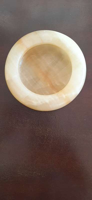 ITALIAN ALABASTER ASHTRAY