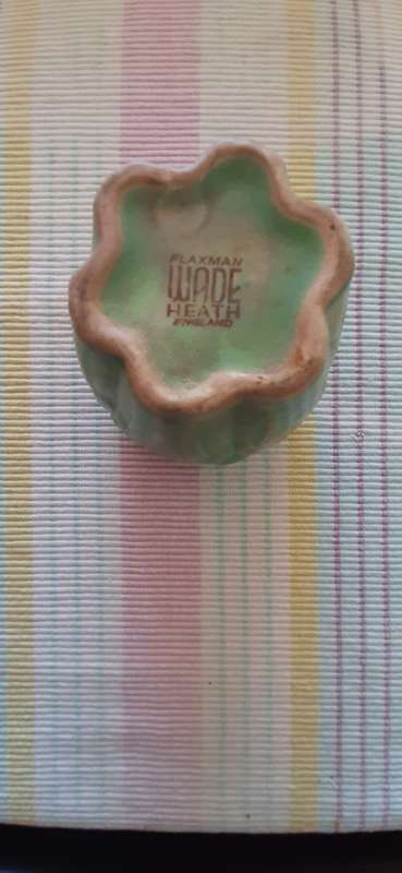 FLAXMAN WADE HEATH SUGAR BOWL WITH NICKEL SILVER TOP AND SPOON (E.P.N.S)