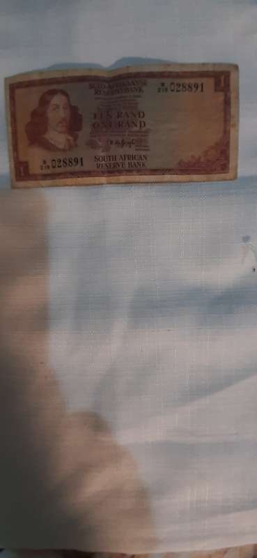 VINTAGE R1 NOTE GOVERNOR DE JONGH
