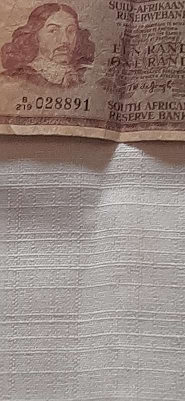 VINTAGE R1 NOTE GOVERNOR DE JONGH