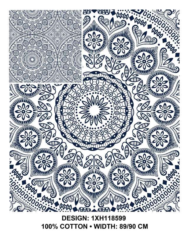 ShweShwe Original Three Cats Fabric Per Metre