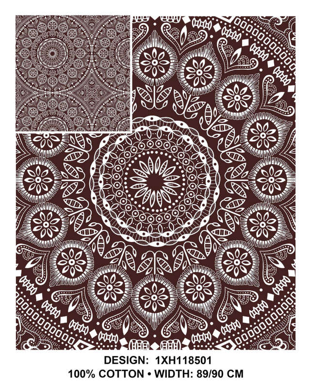 ShweShwe Original Three Cats Fabric Per Metre