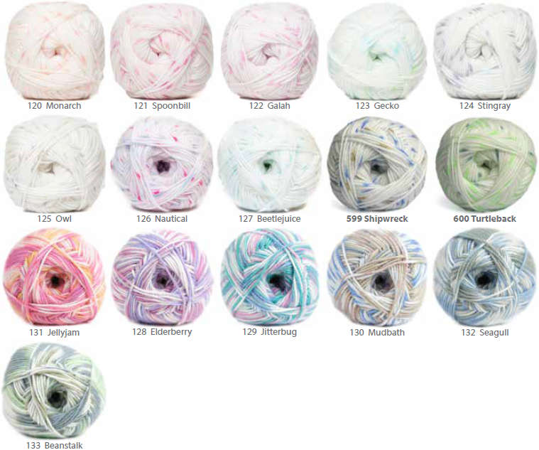 Lullaby Yarn Wool Double Knit Pullskein 100g Ball